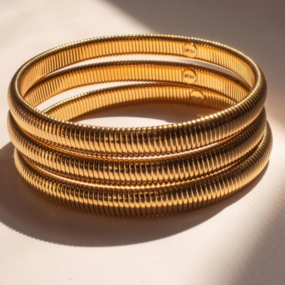 Flex bangle bracelet set of 3 - Picture 6 of 7